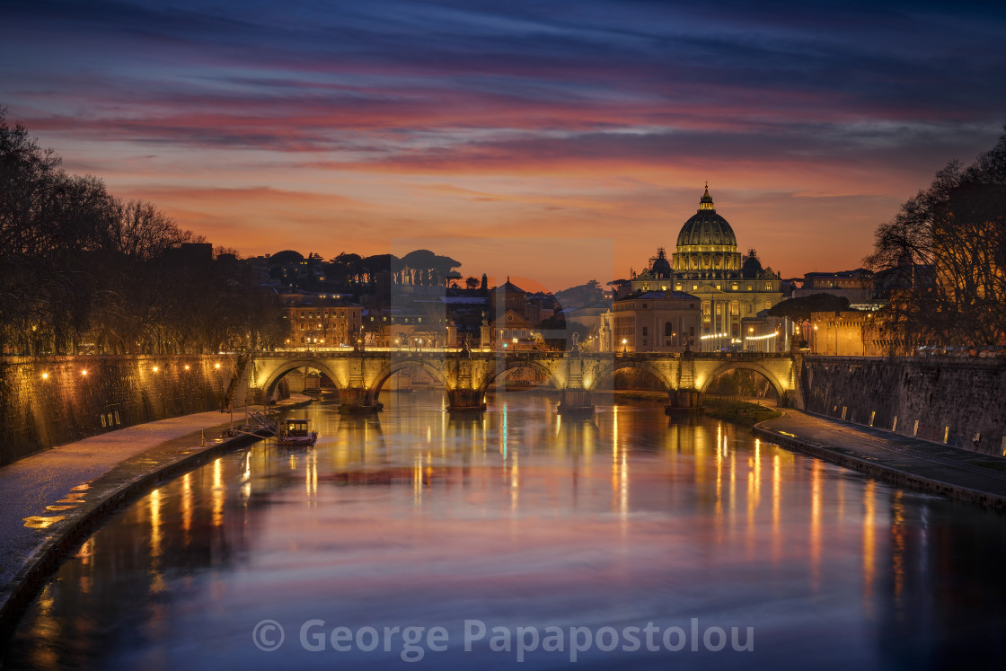 Sunset in Rome License, download or print for £46.00 Photos Picfair
